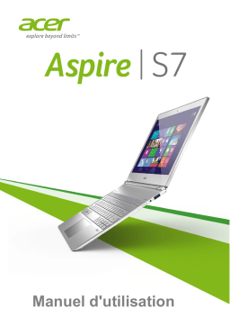 Acer Aspire S7-191 Ultra-thin Manuel utilisateur