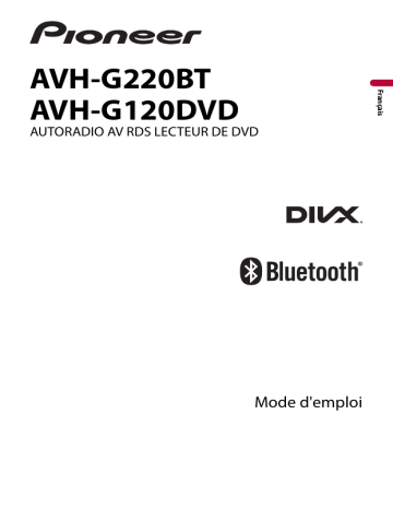 Pioneer AVH-G220BT Manuel utilisateur | Fixfr