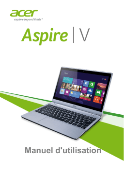 Acer Aspire V5-132P Ultra-thin Manuel utilisateur