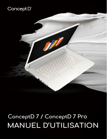 Acer ConceptD CN715-71P Notebook Manuel utilisateur | Fixfr