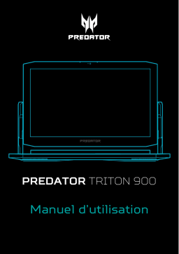 Acer Predator PT917-71 Notebook Manuel utilisateur