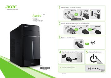 Acer Aspire TC-606 Desktop Manuel utilisateur | Fixfr
