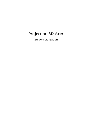 X110P | X1261N | X1161N | D111 | X1261P | X1161PA | Acer X1161P Projector Manuel utilisateur | Fixfr