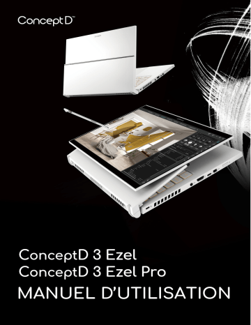 ConceptD CC315-72G | ConceptD CC315-72P | ConceptD CC314-72G | ConceptD CC314-72P | ConceptD CC314-72 | Acer ConceptD CC315-72 Notebook Manuel utilisateur | Fixfr