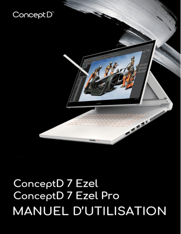 Acer ConceptD CC715-72P Notebook Manuel utilisateur | Fixfr