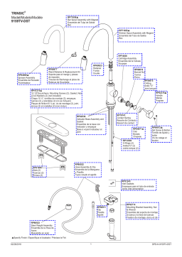 Delta Faucet 9159T-AR-DST Trinsic Touch Kitchen Faucet Brushed Nickel Mode d'emploi