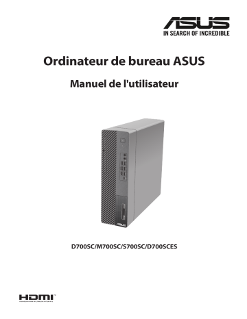 Asus S700SC Tower PC Manuel utilisateur | Fixfr