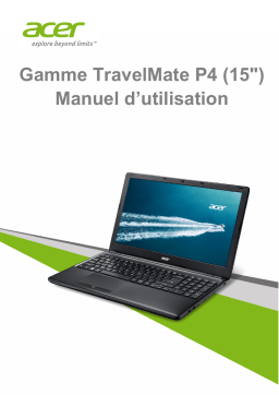 Acer TravelMate P455-M Notebook Manuel utilisateur