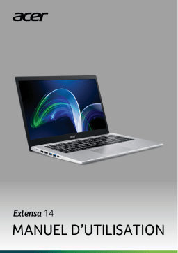 Acer Extensa 214-52 Notebook Manuel utilisateur