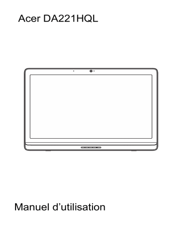 Acer DA221HQL Monitor Manuel utilisateur | Fixfr