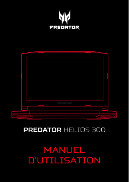 Acer Predator PH315-51 Notebook Manuel utilisateur