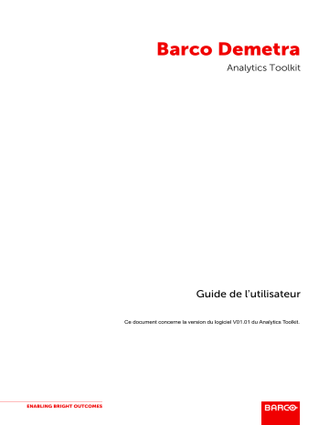 Barco DEMETRA Mode d'emploi | Fixfr