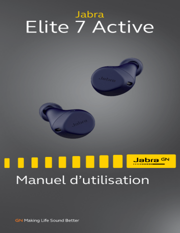 Elite 7 Active - Black | Elite 7 Active - Navy | Jabra Elite 7 Active - Mint Manuel utilisateur | Fixfr
