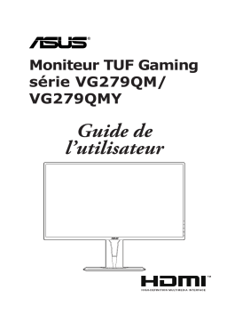 Asus TUF Gaming VG279QMY Monitor Mode d'emploi