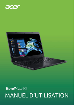 Acer TravelMate P215-51 Notebook Manuel utilisateur