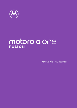 Motorola One Fusion Manuel utilisateur