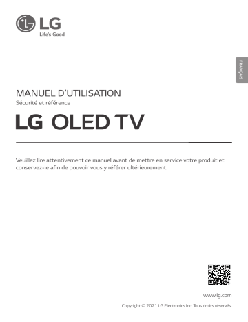 LG OLED77G1PVA Manuel utilisateur | Fixfr