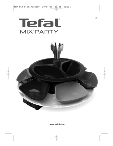 Tefal RI500012 MIX'PARTY TYPE 360 Kids convivial Manuel utilisateur | Fixfr