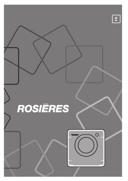 ROSIERES OBDS495TWMCE/47 Washer Dryer Manuel utilisateur