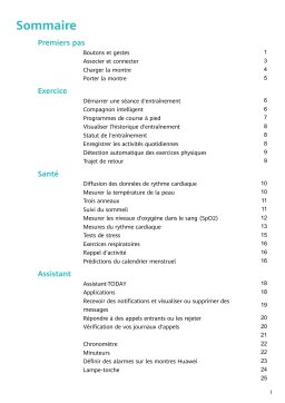 Huawei Watch GT 3 42mm Mode d'emploi