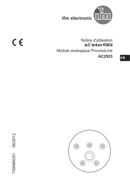 IFM AC2923 AS-Interface ProcessLine module Mode d'emploi