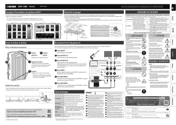Boss BCB-1000 Pedal Board Manuel du propriétaire | Fixfr