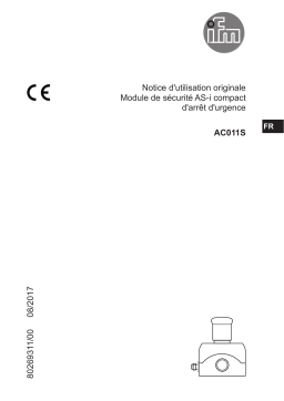 IFM AC011S key-release E-STOP Mode d'emploi