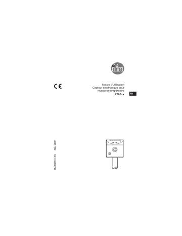 LT8024 | IFM LT8022 Electronic level and temperature sensor Mode d'emploi | Fixfr