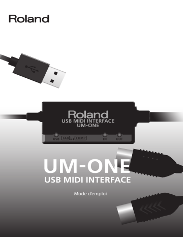 Roland UM-ONE mk2 USB MIDI Interface Manuel du propriétaire | Fixfr