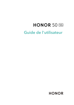 Honor 50 5G Manuel utilisateur