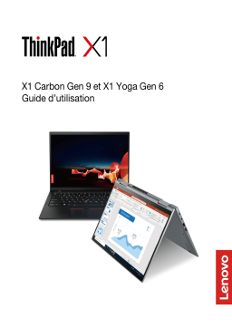 Lenovo ThinkPad X1 Carbon Gen 9 Manuel utilisateur