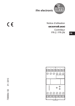 IFM DD2505 Evaluation unit for speed monitoring Mode d'emploi