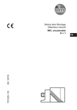 IFM IM5078 Inductive sensor Guide d'installation