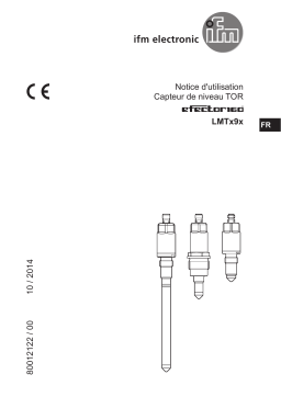 IFM LMT192 Level sensor for limit detection Mode d'emploi