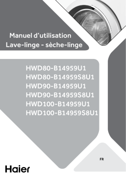 Haier HWD100-B14959U1 Washer Dryer Manuel utilisateur
