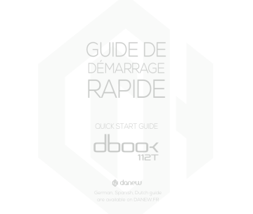 danew Dbook 112T Guide de démarrage rapide | Fixfr