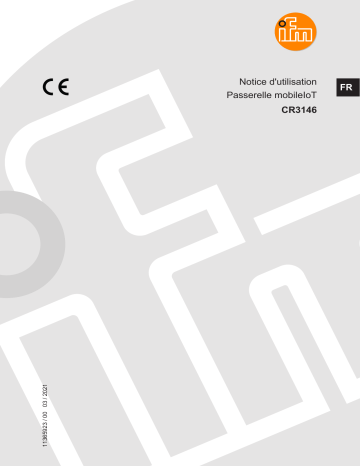 IFM CR3146 CAN LTE/GNSS radio modem Mode d'emploi | Fixfr