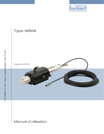 Burkert 8905 Online Analysis System Manuel utilisateur | Fixfr