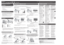 Roland KT-10 Pédale de déclenchement de grosse caisse Manuel du propriétaire