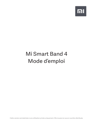 Xiaomi Mi Smart Band 4 Manuel utilisateur | Fixfr