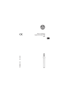 IFM LI5142 Sensor for point level detection Mode d'emploi