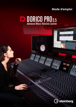 Steinberg Dorico Pro 3.5 Manuel utilisateur