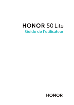 Honor 50 Lite Manuel utilisateur