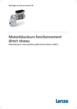 Lenze g500-S smart geared motor Manuel utilisateur