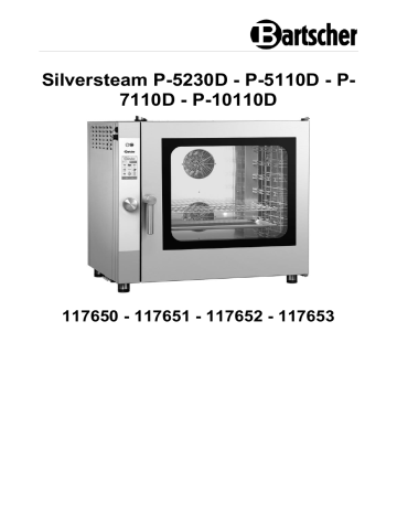 Bartscher 117651 Combi steamer Silversteam P-5110D Mode d'emploi | Fixfr