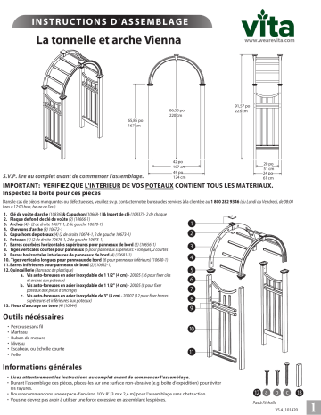 Vita Vienna Arbor Mode d'emploi | Fixfr