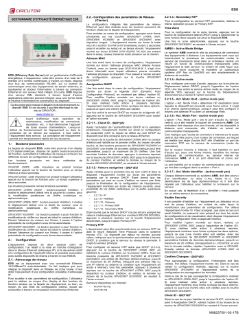 Circutor EDS energy manager Manuel du propriétaire | Fixfr