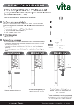 Vita Arbor Post Installation Kit Mode d'emploi