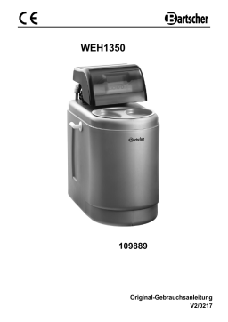 Bartscher 109889 Water softening system WEH1350 Mode d'emploi