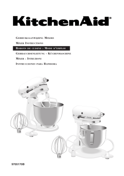 Bartscher A150046V KitchenAid 5KSM45EWHMP,white,4,28L Mode d'emploi